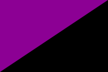 Drapeau anarcha-féministe (Wikipedia)